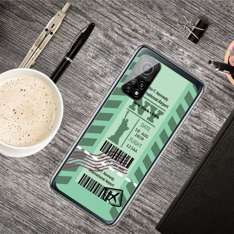 Hülle Für Xiaomi Mi 10T / 10T Pro Bordkarte 01 New York