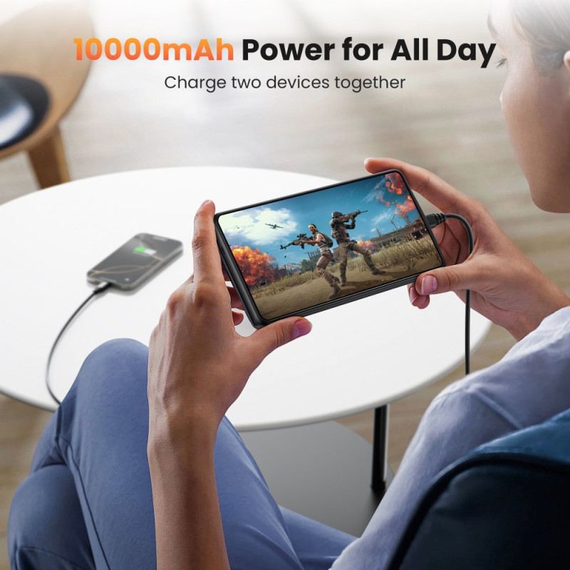 10000-mah-akkuhülle Für Samsung Galaxy S25 Plus / S24 Plus Mit Ladegerät Und Magnetischer Befestigung