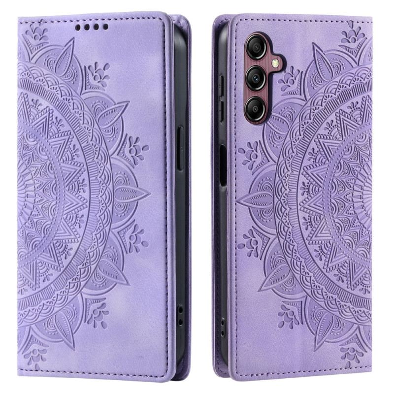 Flip Case Samsung Galaxy S25 Plus 5g Mandala-wildleder-effekt