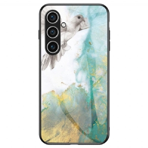 Hülle Für Samsung Galaxy S25 Plus 5g Gehärtetes Glas In Marmoroptik