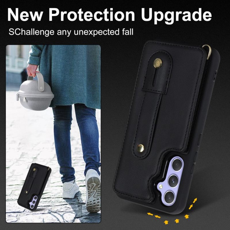 Hülle Für Samsung Galaxy S25 Plus 5g Kartenhalter Und Tragegurt