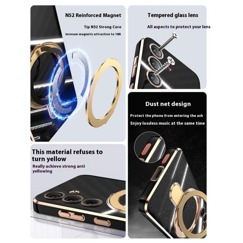 Hülle Für Samsung Galaxy S25 Plus 5g Magsafe-kompatible Halterung