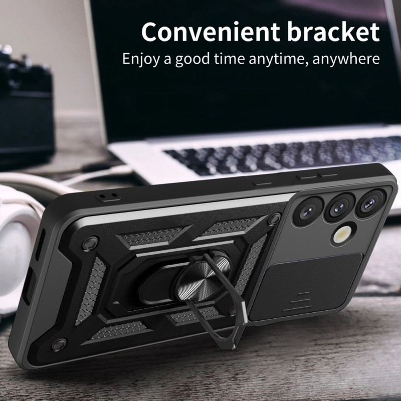 Hülle Samsung Galaxy S25 Plus 5g Handyhülle Drehbarer Halter Und Objektivschutz
