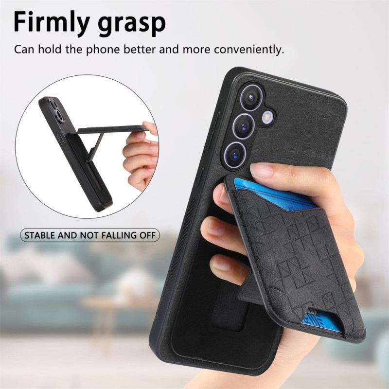 Hülle Samsung Galaxy S25 Plus 5g Handyhülle Mit Kartenhalter Und Ständer