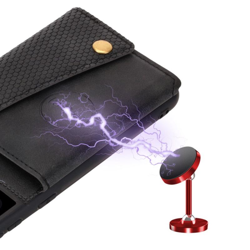 Hülle Samsung Galaxy S25 Plus 5g Kartenhalter Aus Kunstleder