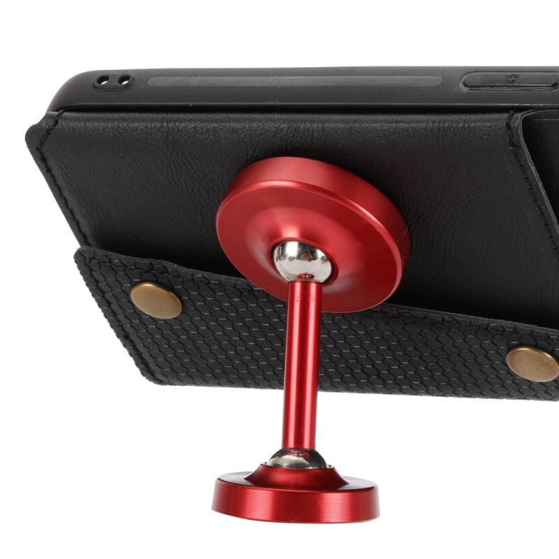 Hülle Samsung Galaxy S25 Plus 5g Kartenhalter Aus Kunstleder