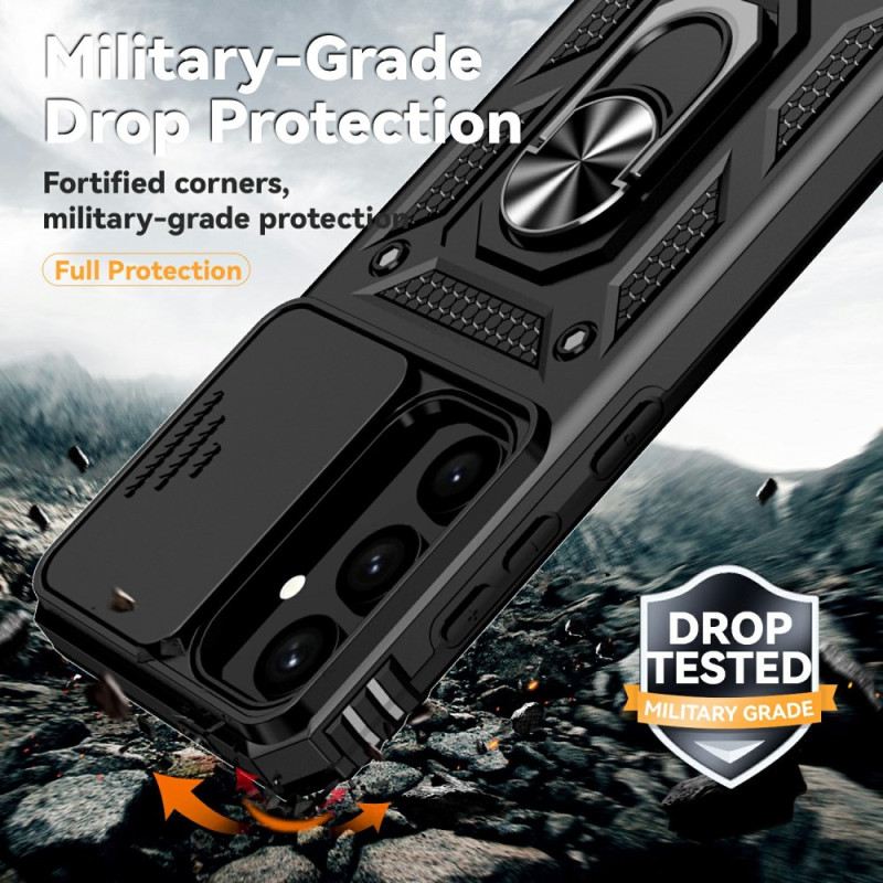 Hülle Samsung Galaxy S25 Plus 5g Klassischer Ringhalter Und Linsenschutz