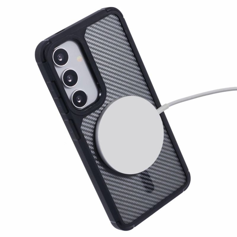 Hülle Samsung Galaxy S25 Plus 5g Magsafe-kompatible Kohlefaser