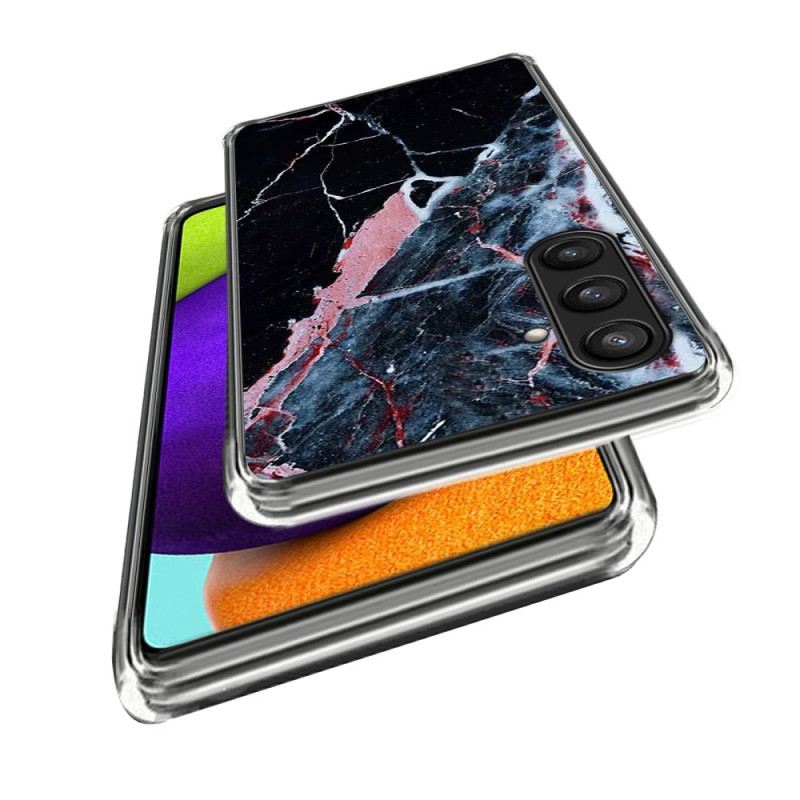 Hülle Samsung Galaxy S25 Plus 5g Schwarzer Und Rosa Marmor