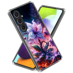 Hülle Samsung Galaxy S25 Plus 5g Violette Blumen