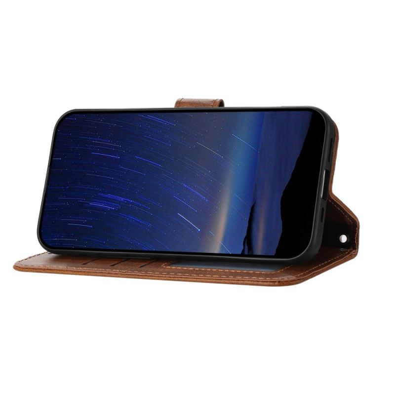 Lederhüllen Für Samsung Galaxy S25 Plus 5g Reißverschlusstasche Und Schulterriemen