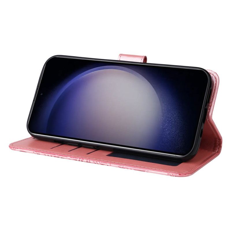 Lederhüllen Für Samsung Galaxy S25 Plus 5g Sonnenblumenmuster