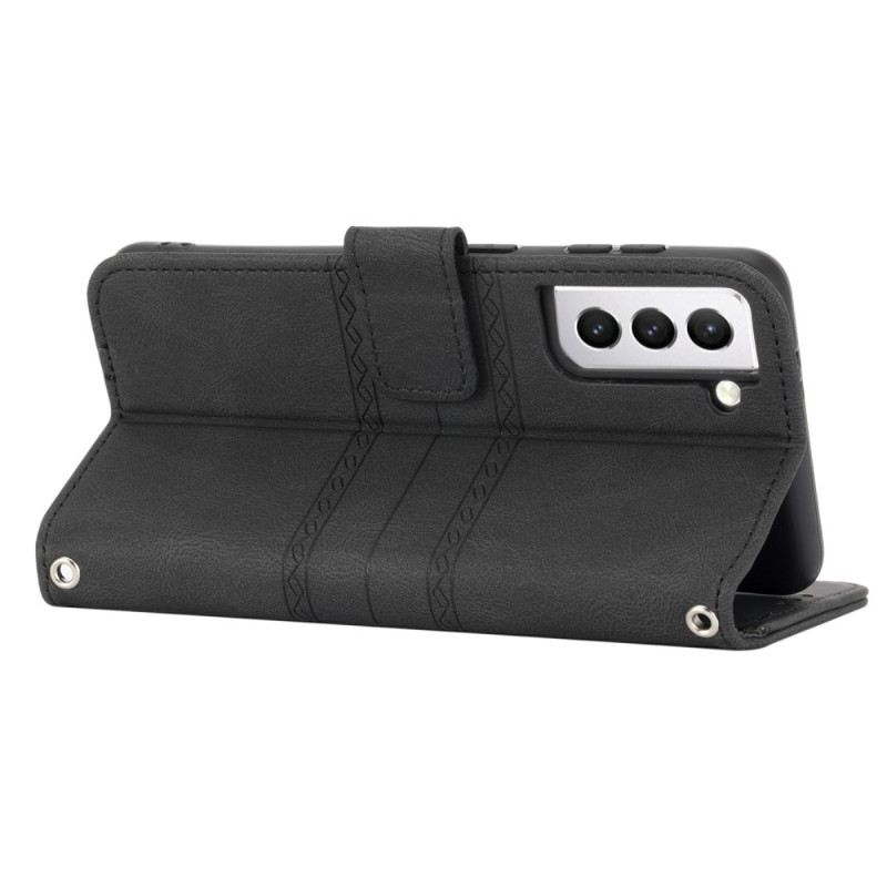 Lederhüllen Für Samsung Galaxy S25 Plus 5g Verschluss Und Riemen