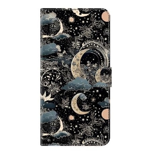 Lederhüllen Samsung Galaxy S25 Plus 5g Handyhülle Mondmuster