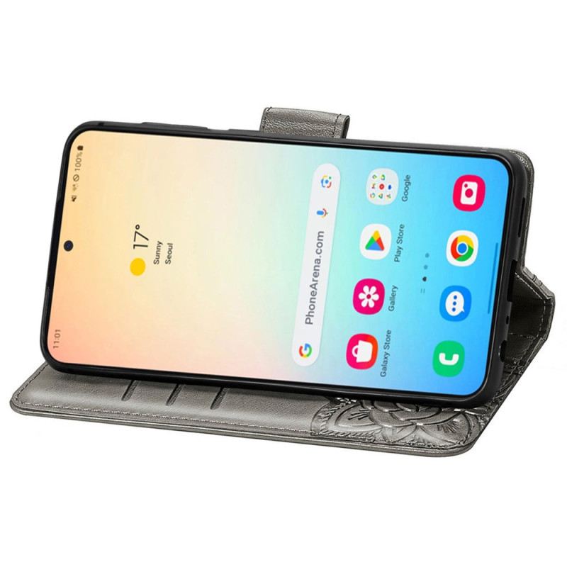 Lederhüllen Samsung Galaxy S25 Plus 5g Schmetterling Spitze