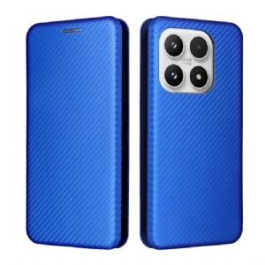Flip Case Für Xiaomi 17 Carbonfaser-textur