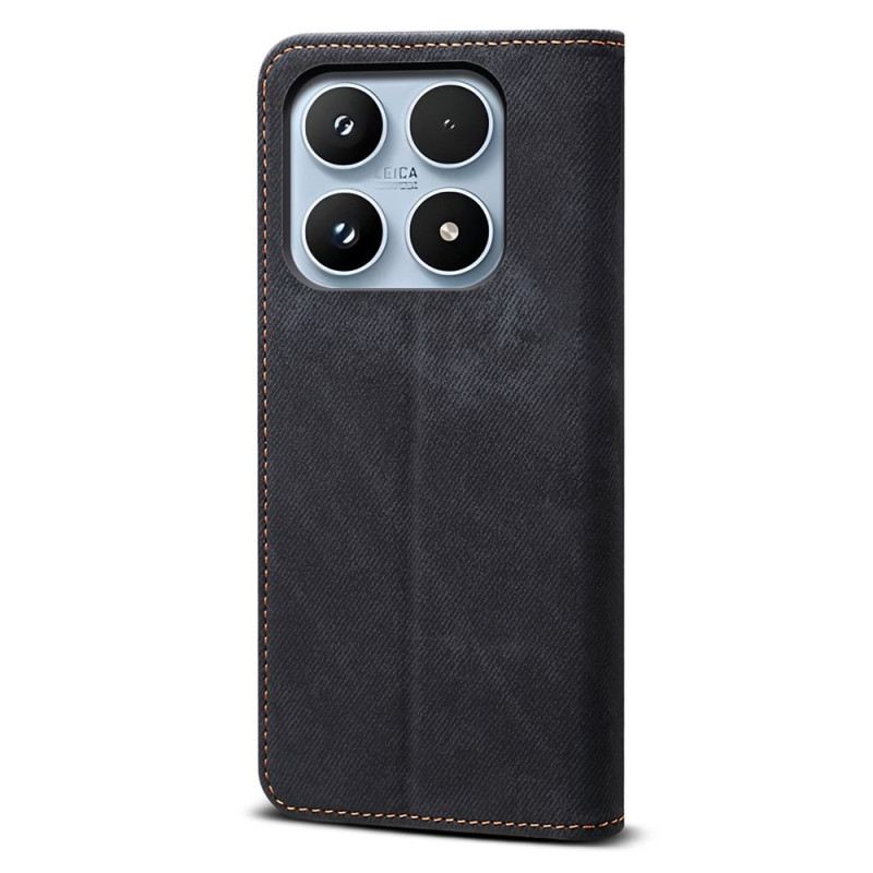 Flip Case Xiaomi 17 Denim-textur