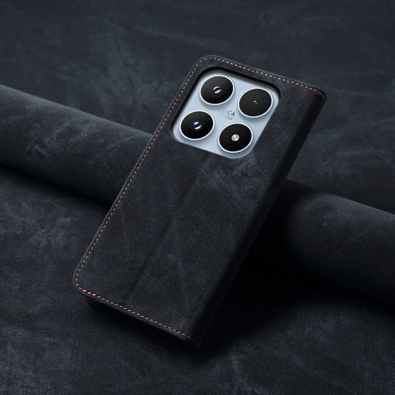 Flip Case Xiaomi 17 Denim-textur