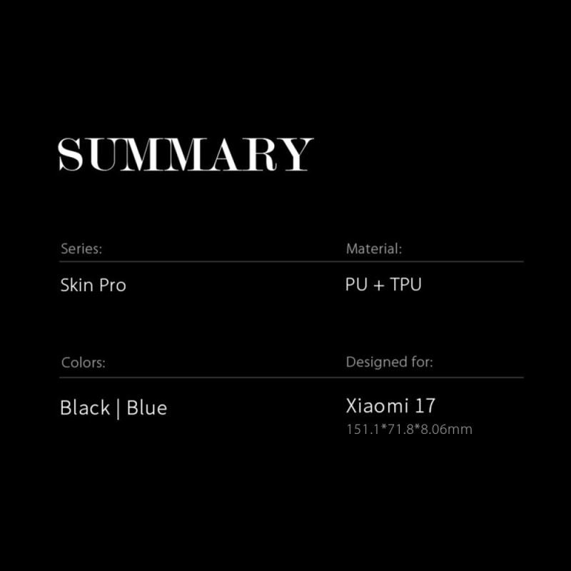 Flip Case Xiaomi 17 Handyhülle Dux Ducis Pro Series Skin