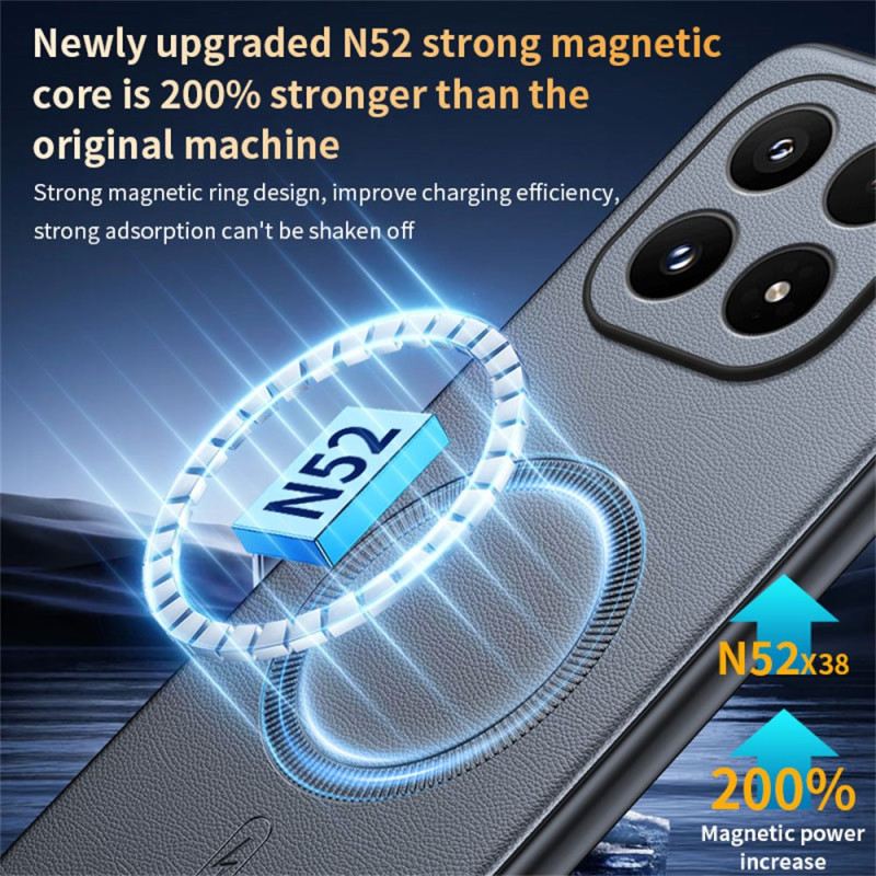 Hülle Für Xiaomi 17 Magsafe Lederoptik