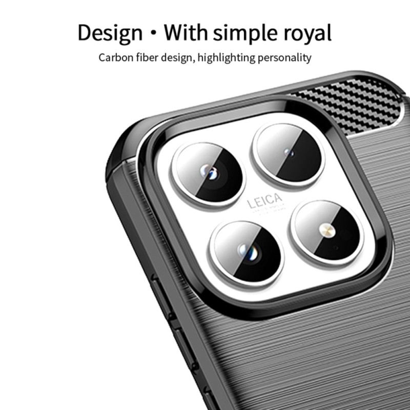 Hülle Xiaomi 17 Gebürstete Kohlefaser
