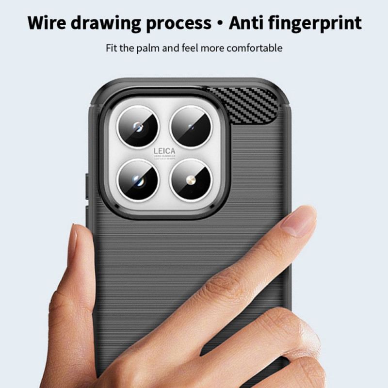 Hülle Xiaomi 17 Gebürstete Kohlefaser