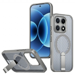 Hülle Xiaomi 17 Magnetische Gitterstruktur Mit Ständer