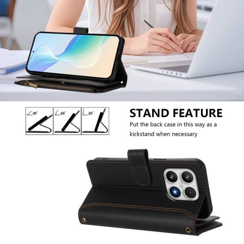 Lederhüllen Für Xiaomi 17 Geldbörse Mit 9 Kartenfächern