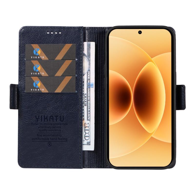 Lederhüllen Für Xiaomi 17 Yikatu Vintage-design