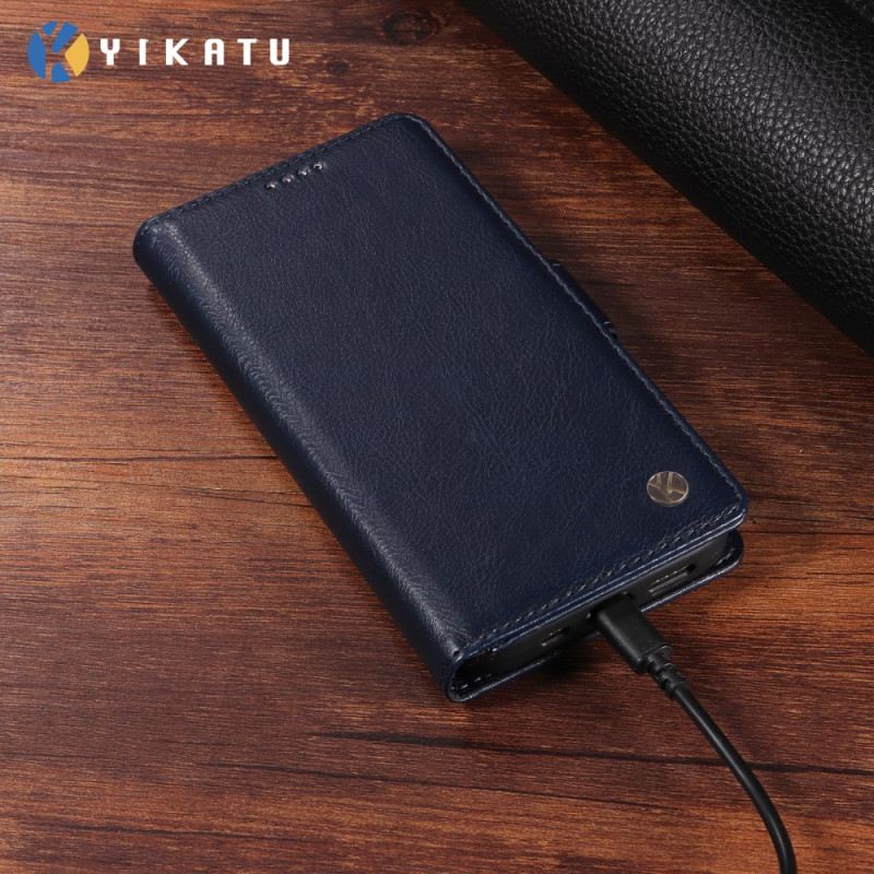 Lederhüllen Für Xiaomi 17 Yikatu Vintage-design