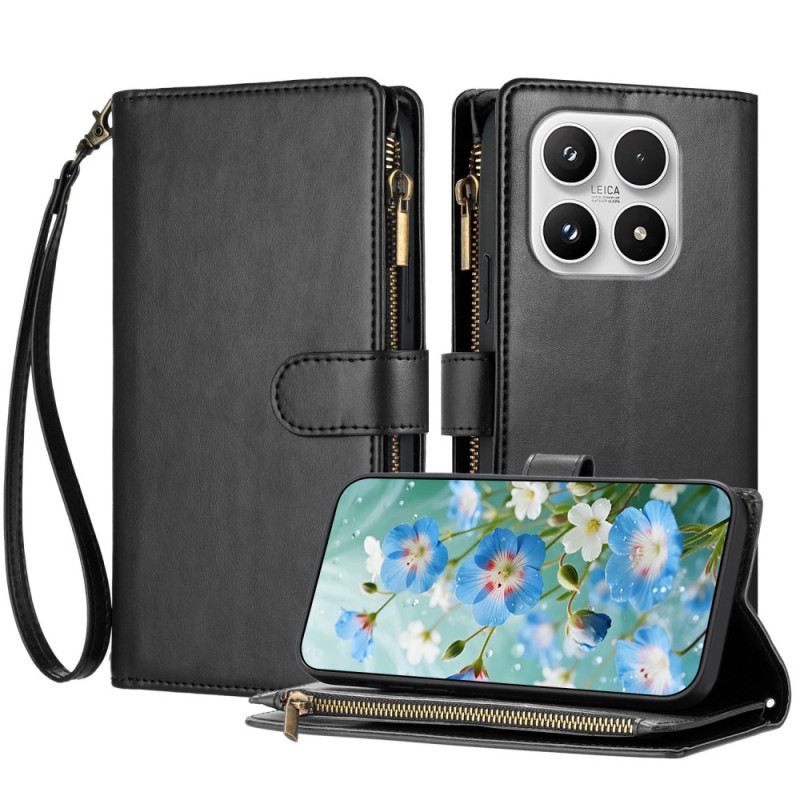 Lederhüllen Xiaomi 17 Geldbörse Mit Riemen