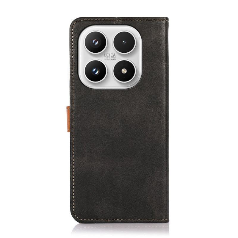 Lederhüllen Xiaomi 17 Handyhülle Khazneh-goldverschluss