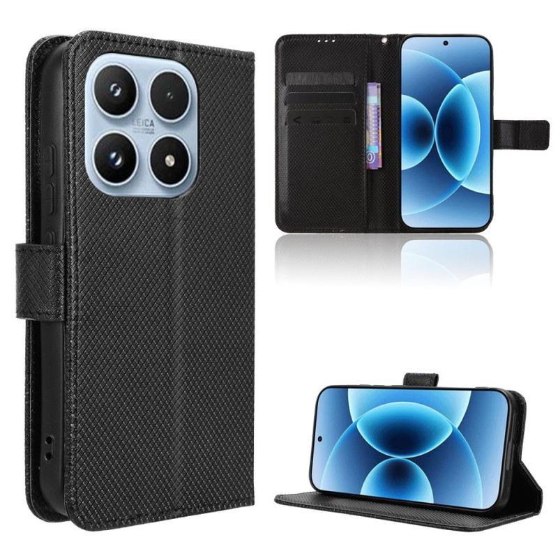 Lederhüllen Xiaomi 17 Handyhülle Strukturiertes Kunstleder