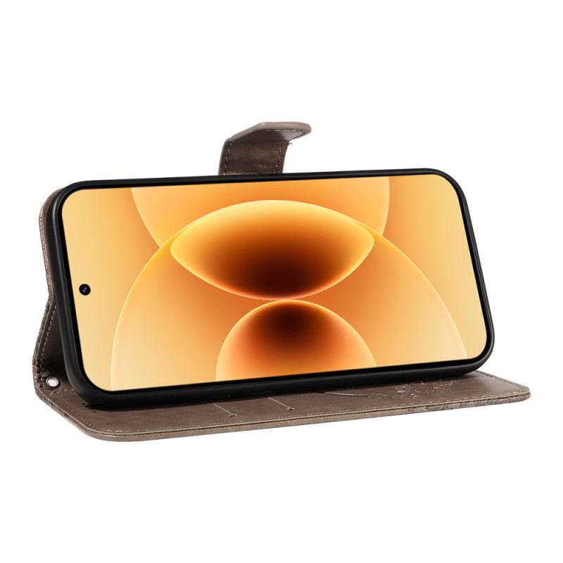 Lederhüllen Xiaomi 17 Schmetterlingsmuster