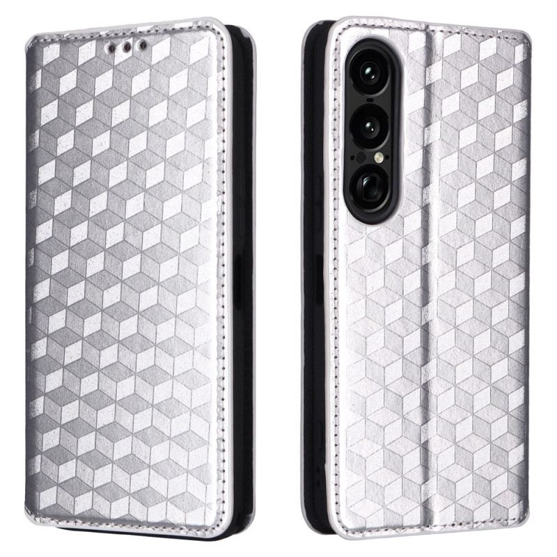 Flip Case Für Sony Xperia 1 Vii 3d-diamanten