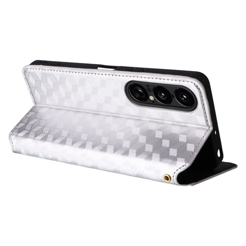 Flip Case Für Sony Xperia 1 Vii 3d-diamanten