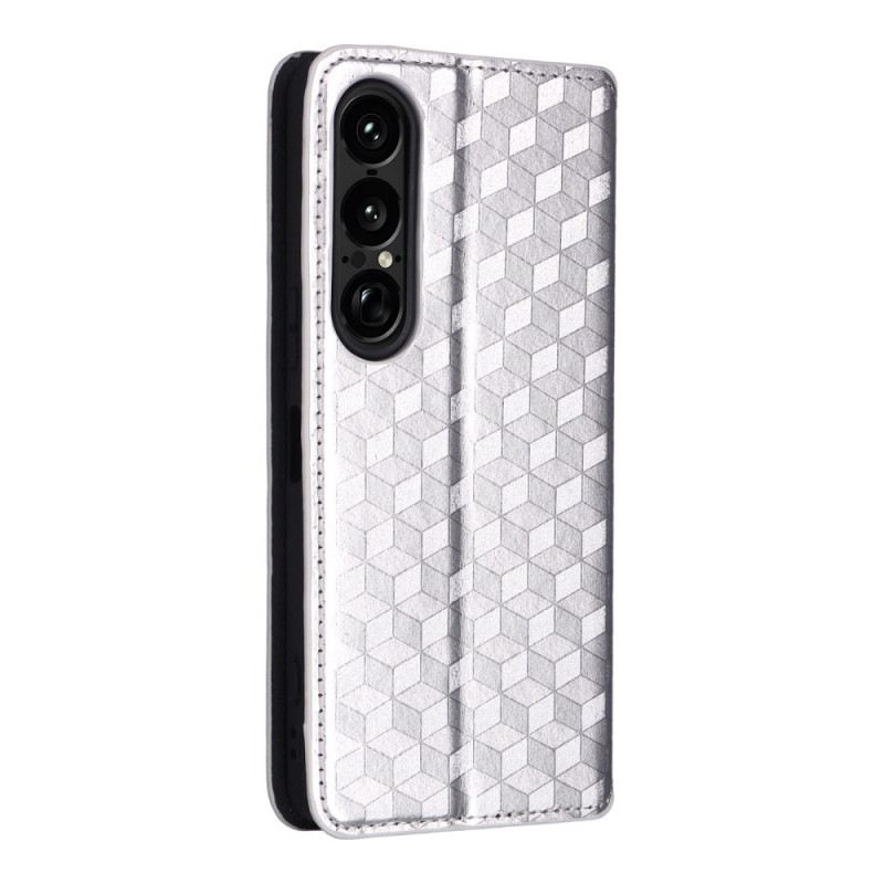 Flip Case Für Sony Xperia 1 Vii 3d-diamanten