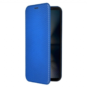 Flip Case Sony Xperia 1 Vii Carbonfaser