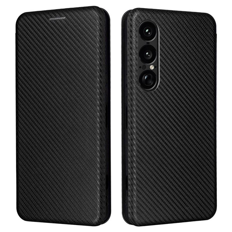Flip Case Sony Xperia 1 Vii Carbonfaser