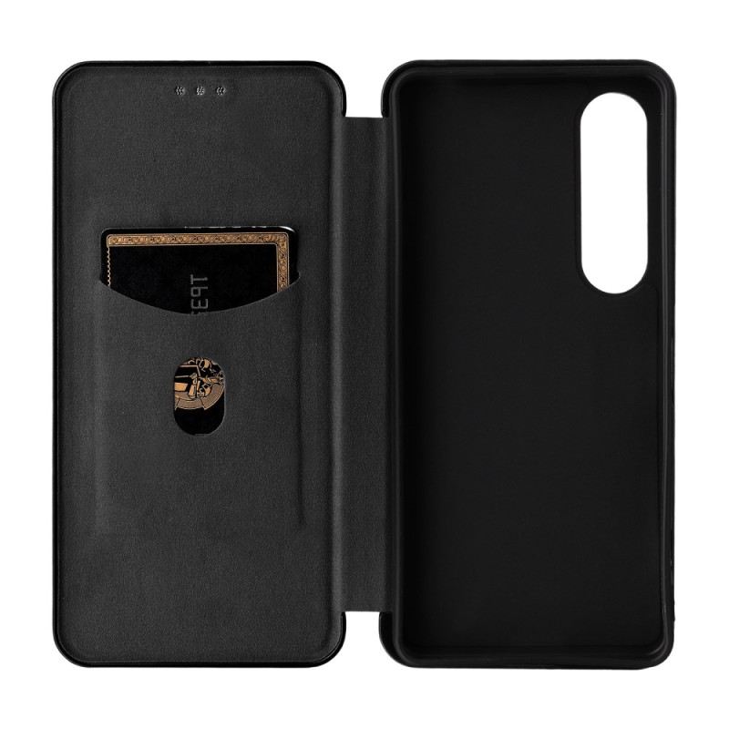Flip Case Sony Xperia 1 Vii Carbonfaser