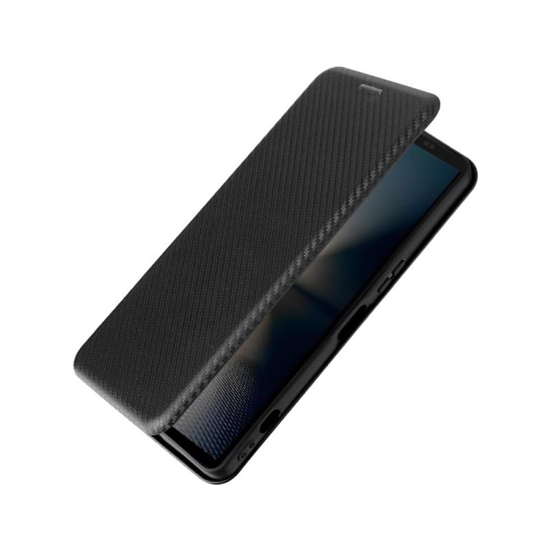 Flip Case Sony Xperia 1 Vii Carbonfaser
