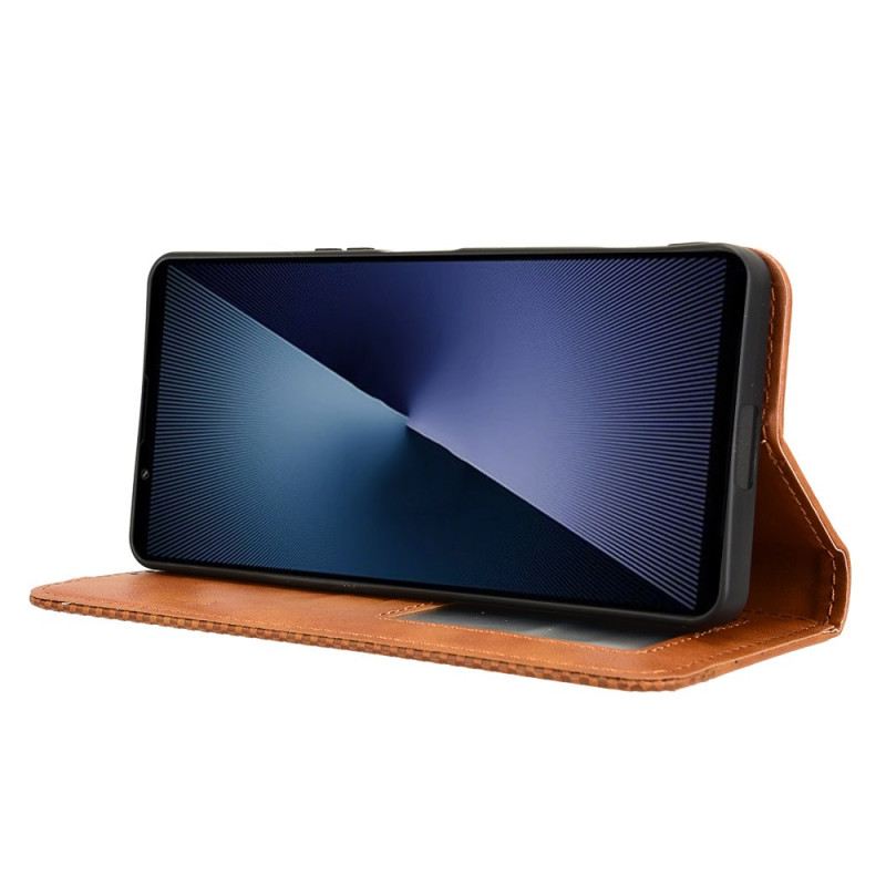 Flip Case Sony Xperia 1 Vii Handyhülle Vintage-bordüre