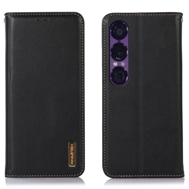 Flip Case Sony Xperia 1 Vii Khazneh Nappaleder