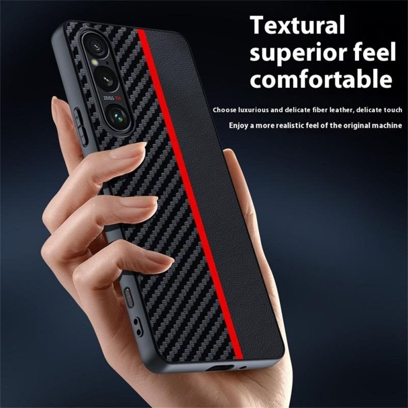 Hülle Sony Xperia 1 Vii Kohlefaser
