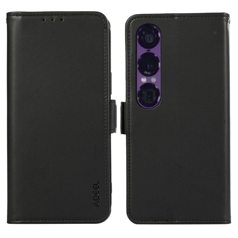Lederhüllen Für Sony Xperia 1 Vii Abeel Rfid-schutz