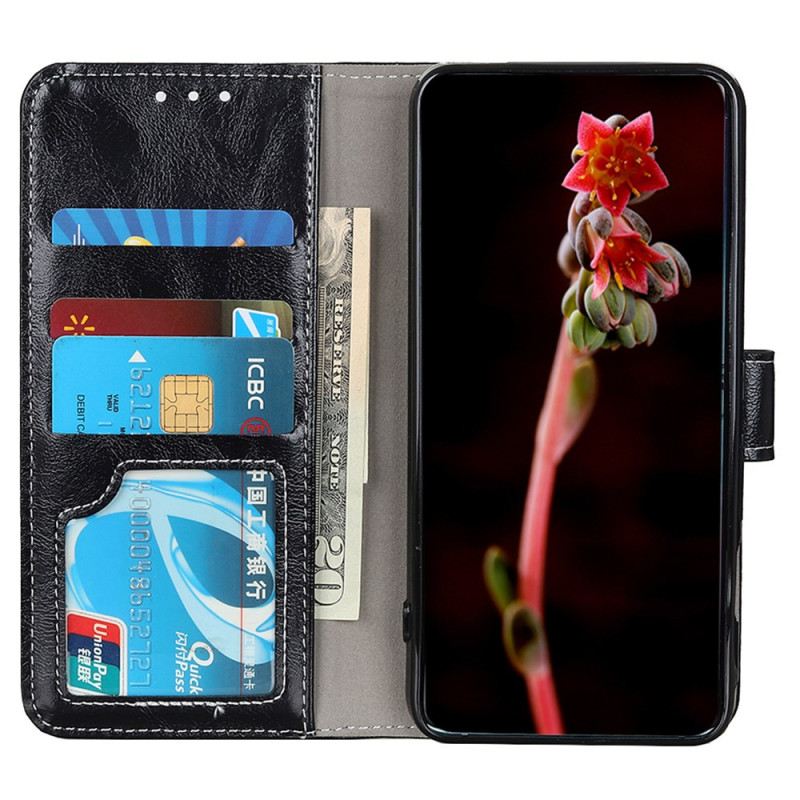 Lederhüllen Sony Xperia 1 Vii Glänzendes Kunstleder