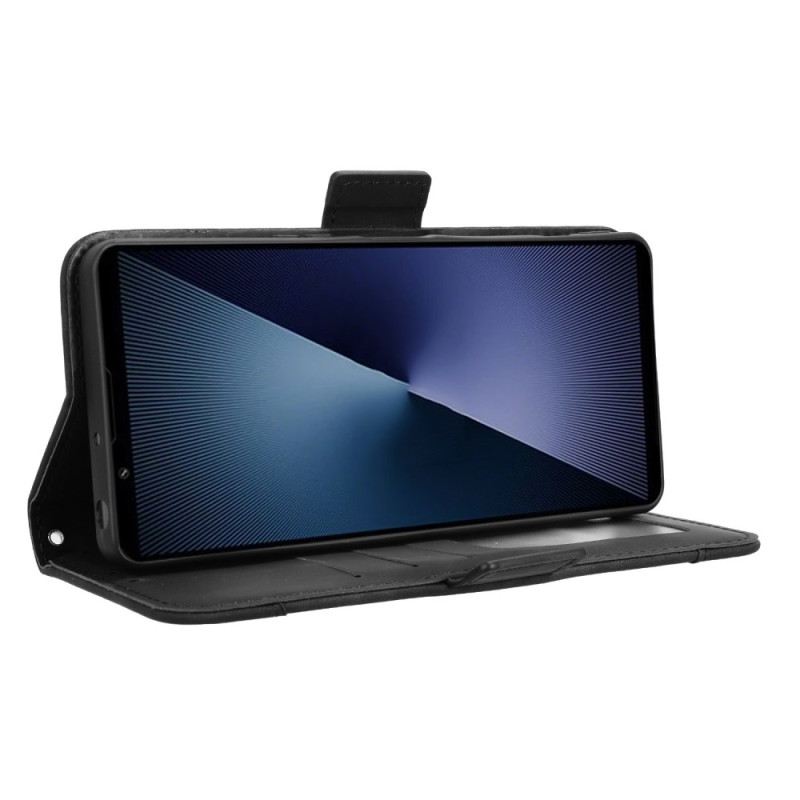 Lederhüllen Sony Xperia 1 Vii Handyhülle Mehrfachkartenetui