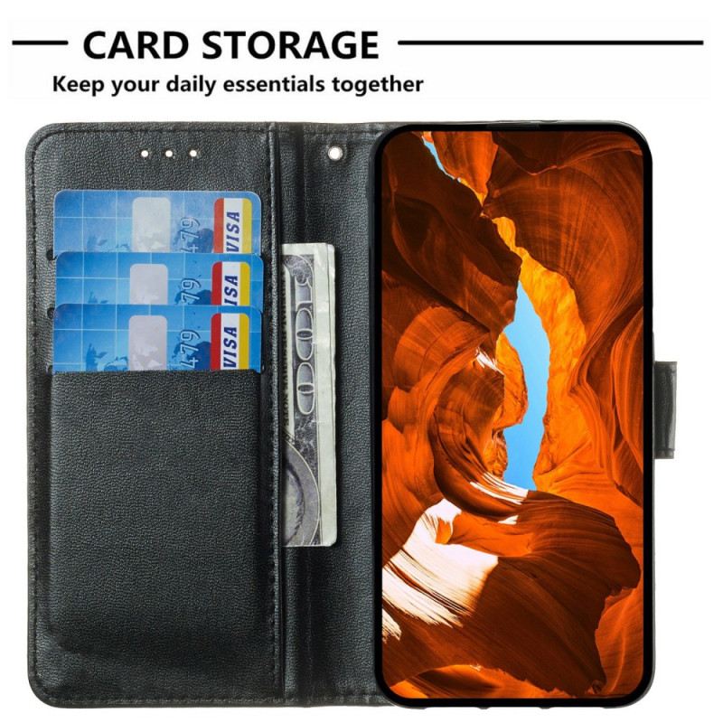 Lederhüllen Sony Xperia 1 Vii Handyhülle Monochrom