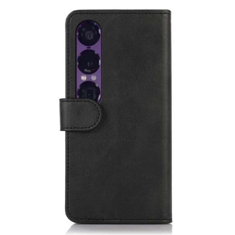Lederhüllen Sony Xperia 1 Vii Lederstruktur