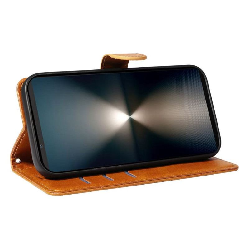 Lederhüllen Sony Xperia 1 Vii T-linien